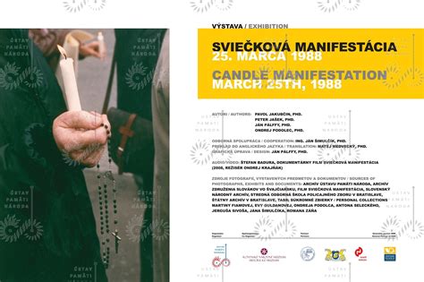 Sviečková manifestácia - dobové fotografie
