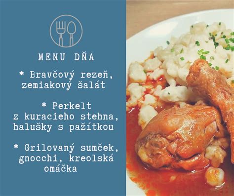 Rozmanitosť hlavných jedál v dennom menu