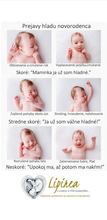 Infografika s prejavmi hladu u bábätka