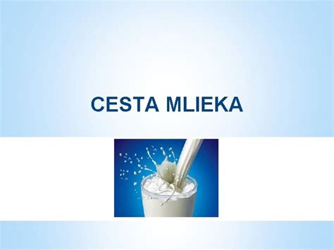Infografika: Cesta mlieka od kravy do pohára