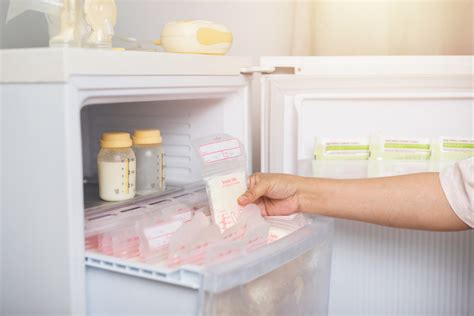 Teplotné zóny skladovania materského mlieka