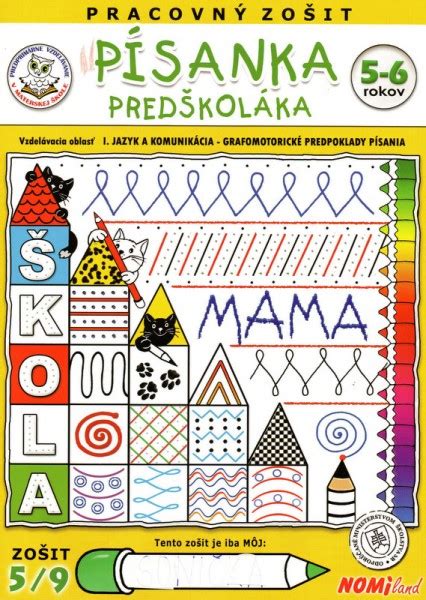 Obal pracovného zošita Matematika Predškoláka a Písanka Predškoláka