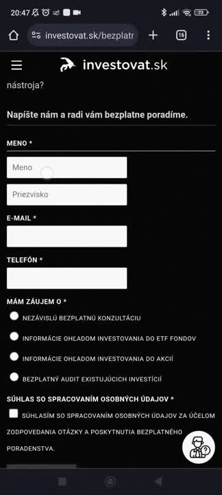 Formulár Prílohy 13 - ukážka