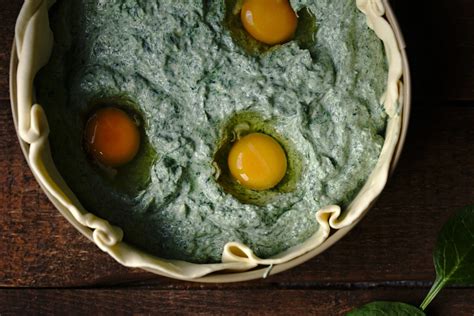 Špenátový koláč