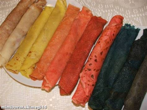 Farebné palacinky