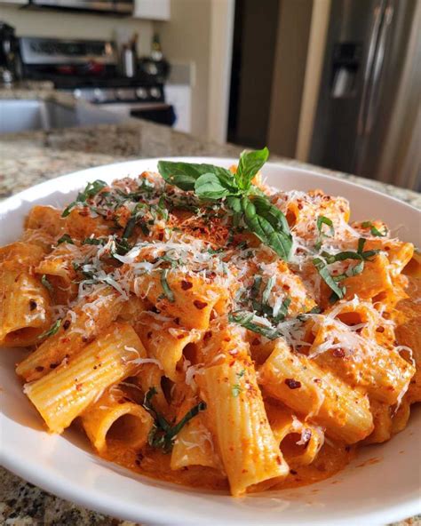 Fotografia Gigi Hadid s tanierom Vodka pasta cestovín