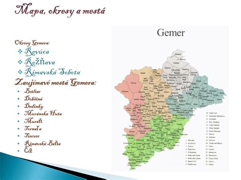 Mapa horného Gemera