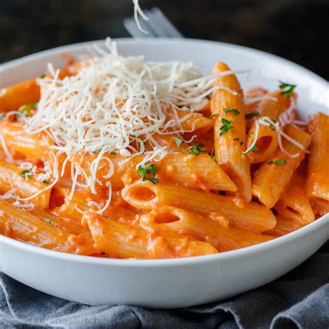 Krémové penne alla vodka
