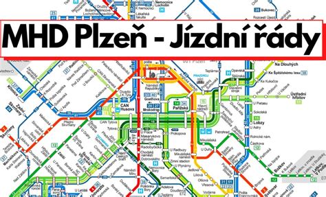 Schéma zastávok MHD v okolí Obchodnej ulice