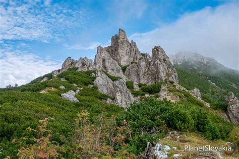 Fotografia Dogerských skál alebo Vlčej skaly v Bielom Potoku