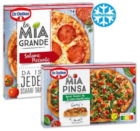 Sortiment mrazených pízz a bagiet Dr. Oetker