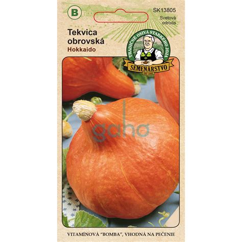 Tekvica hokkaido pred spracovaním