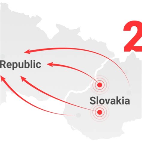 Mapa doručovacích zón a časov Pizza Luana