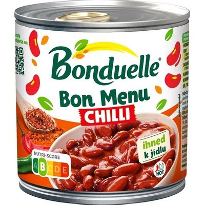 Ingrediencie na červenú fazuľu v chilli omáčke