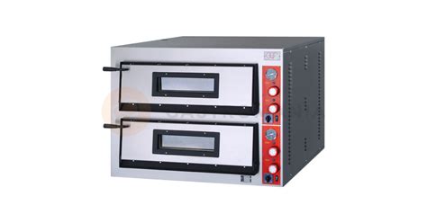 Dvojkomorová elektrická pizza pec GGF F-Line