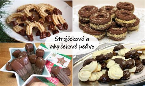 Strojčekové pečivo s rôznymi príchuťami