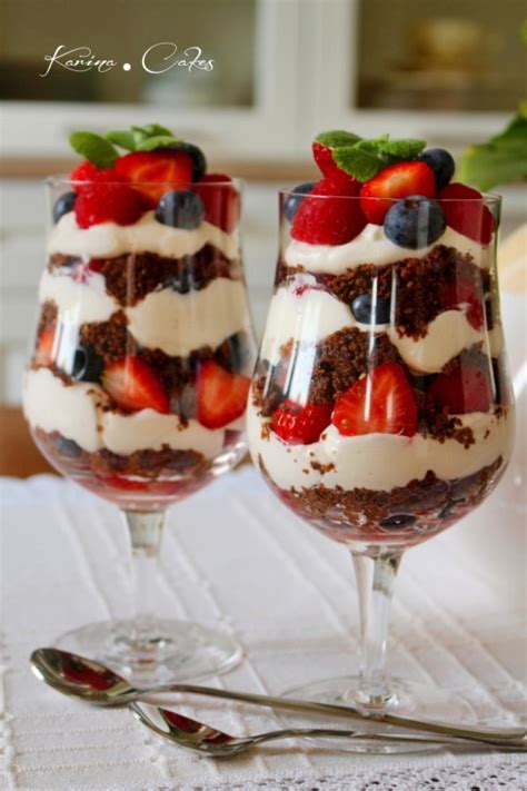 Ovocný pohár s mascarpone