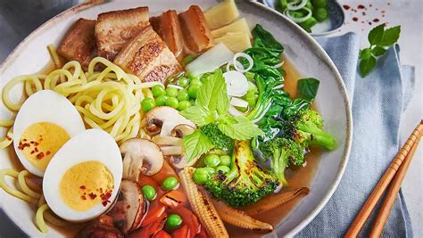 Infografika štyroch základných druhov vývaru ramen