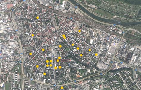 Mapa úkrytov ploštíc v spálni