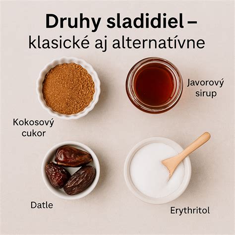 Porovnanie zdravých sladidiel