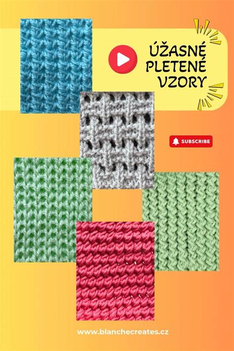 Vzorový štvorec na pletenie s mierami 10x10 cm