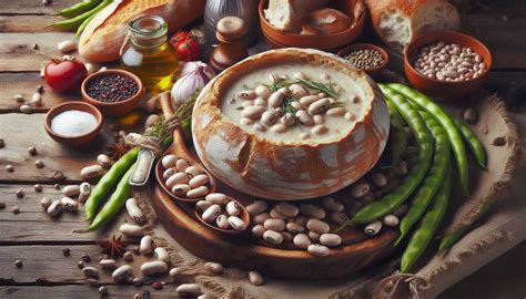 Ingrediencie na kyslú fazuľovú polievku