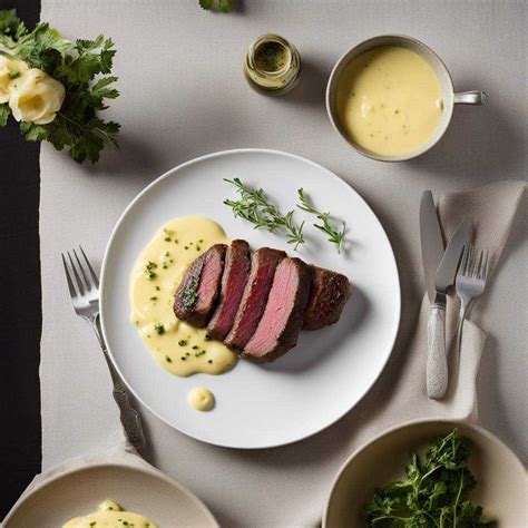 Ingrediencie na rump steak s horčicovou omáčkou