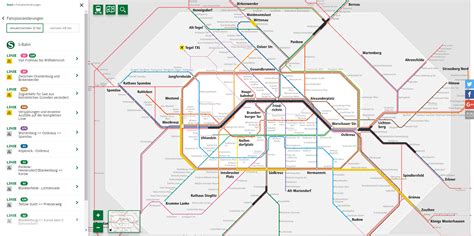 Mapa liniek S-Bahn a U-Bahn v Hamburgu
