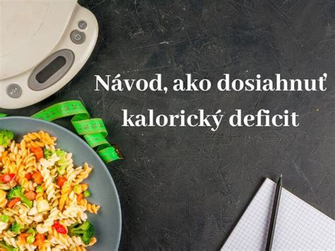 Vizualizácia kalorického deficitu