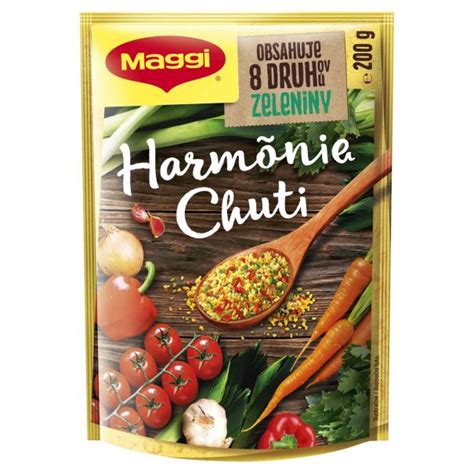 Tabuľka nutričných hodnôt Maggi Harmónia chuti