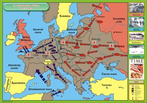 Mapa strednej Európy počas Sedemročnej vojny
