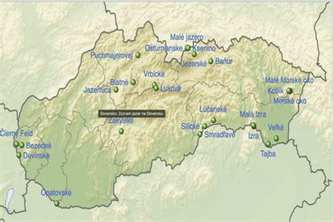 Mapa Medvedieho jazera v Sovate