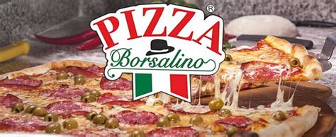Logo Borsalino Pizza s textom 