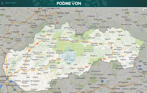 Interaktívna mapa s doručovacími zónami Bueno Pizza