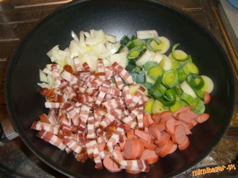 Pór, slanina, huby a zemiaky