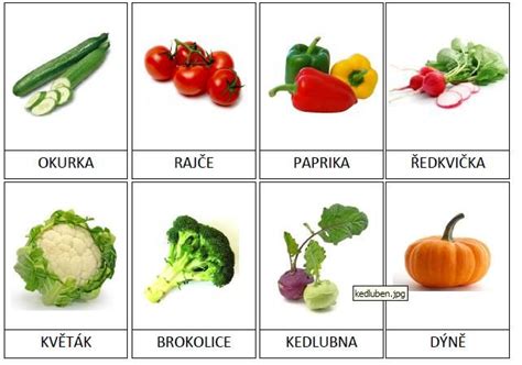 Edukačné kartičky MamáMO - zelenina