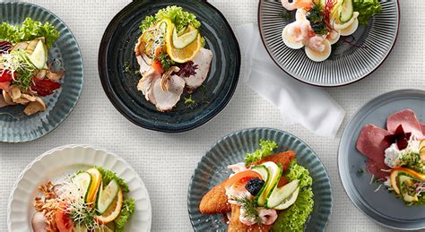 Výber dánskych otvorených sendvičov Smørrebrød