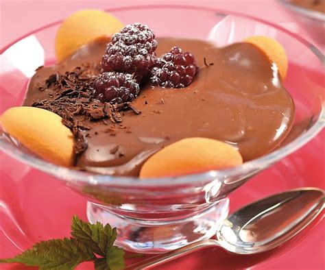 Horúci čokoládový puding na koláči