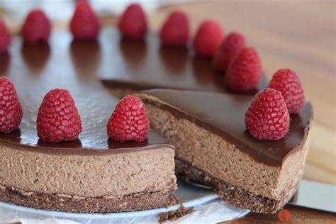Čokoládový cheesecake s ganache