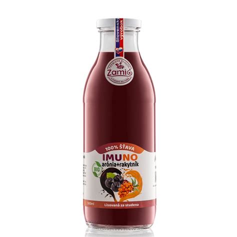 Fľaša brusnicového sirupu Zamio