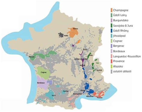 Mapa oblasti Dauphiné vo Francúzsku