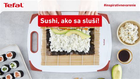 Príprava čerstvých surovín pre sushi