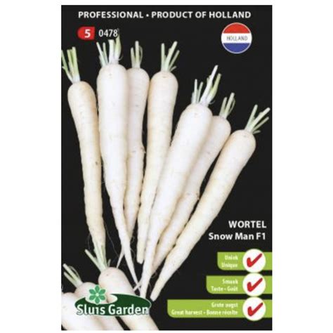 Biela mrkva Snow Man F1