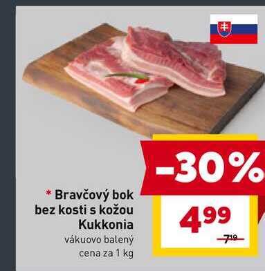 Bravčový bok s kožou