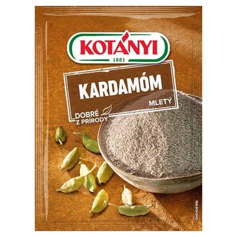 Zrnká kardamómu a mletý kardamóm