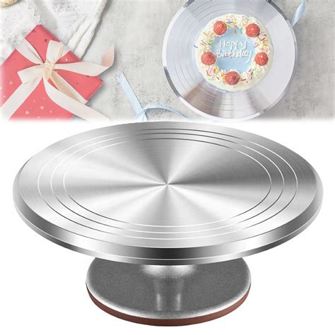 Profesionálny stroj na zdobenie tort s otočným podstavcom