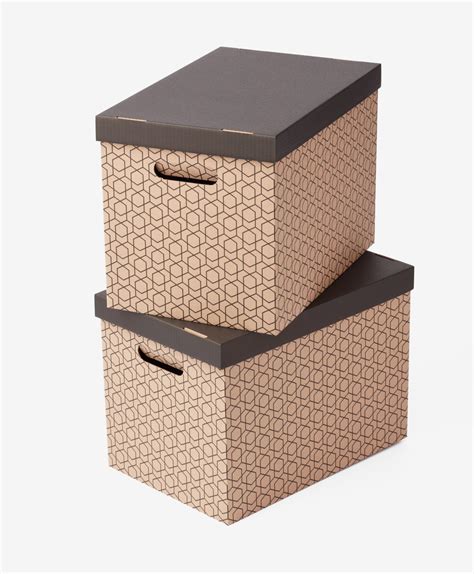 Drevené úložné boxy rôznych veľkostí a tvarov