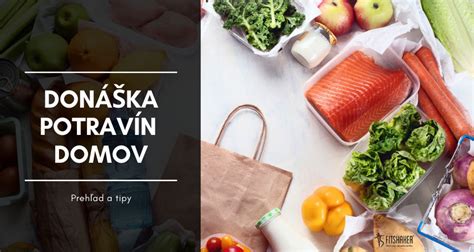 Dovoz potravín domov