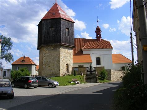 Fotografia zvonice v Bečove