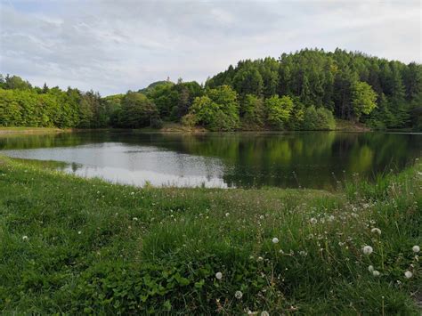 Fotografia Horného majera s vodnou nádržou Tajch